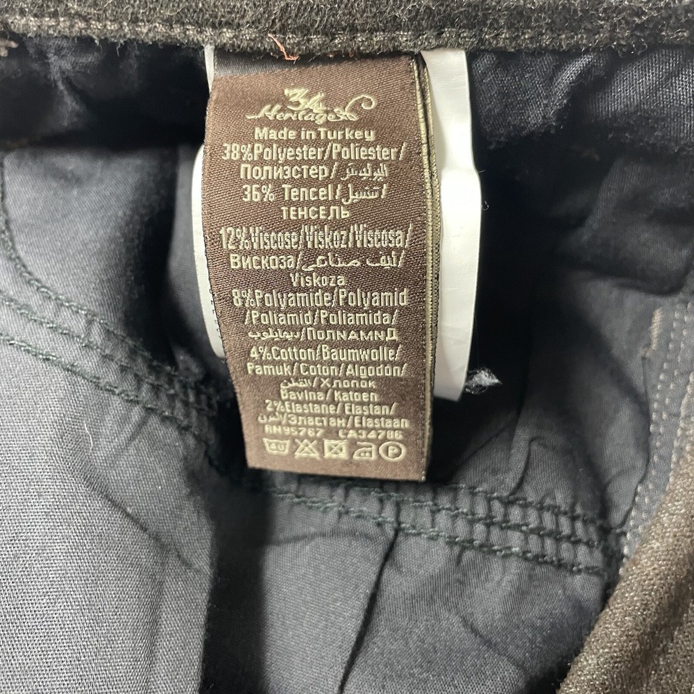 34 Heritage Charisma Brown Cotton Stretch Mens Jean Size 34X29 - Picture 5 of 6